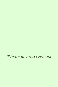 Турлякова  Александра - 