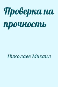 Николаев Михаил - Проверка на прочность