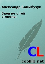 Башибузук Александр - Вход не с той стороны