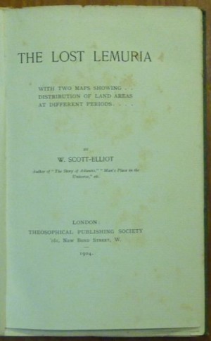 Скотт-Эллиот Уильям - Лемурия — исчезнувший континент